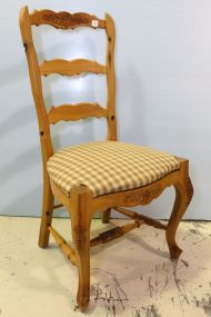 Country French Slat Back Side Chair