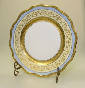 Eight (8) Raynaud Limoges China Sheherazade Pattern Dinner Plates