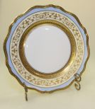 Six (6) Raynaud Limoges China Sheherazade Pattern Dinner Plates