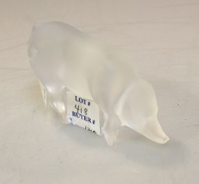 Lalique French Pig