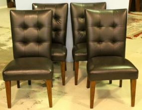 Set of Four Ashley Leather Chairs