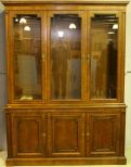 Lighted Three Door China Cabinet