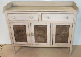 New Punched Tin Sideboard