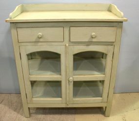 New Light Green Two Door Cabinet