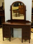 Mahogany Jenny Lind Vanity