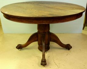 Round Oak Dining Table