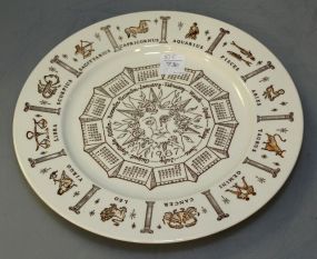 1967 Zodiac Plate