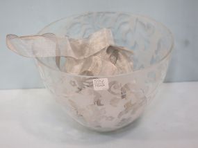 Contemporary Etched Bowl