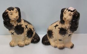 Pair of Ceramic Dogs