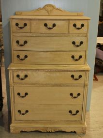 Painted Six Drawer Chest