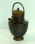 Antique Brass Pitcher with Dragon Spout