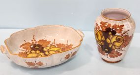 Two Hand Painted Porcelain Pieces