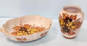 Two Hand Painted Porcelain Pieces