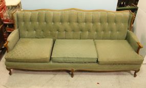Queen Ann Style Cushion Sofa