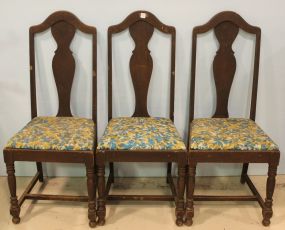 Three 1940's Dining Chairs