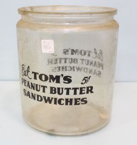 Tom's Peanut Butter Jar