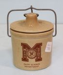 Mississippi State Dairy Butter Jar