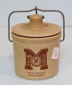 Mississippi State Dairy Butter Jar