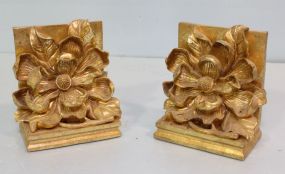 Decorative Floral Bookends