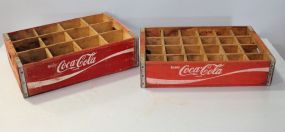 Two Wood Coke Crates