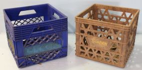 Two Plastic Crates