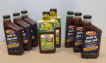 Six Bottles Engine Oil & Two Bottles No Smoke