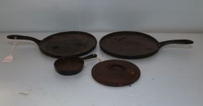 Group of Cast Iron Skillets