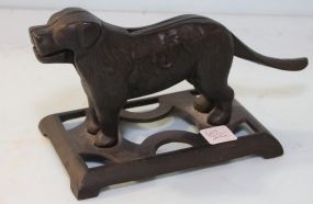 Dog Cast Iron Nutcracker 