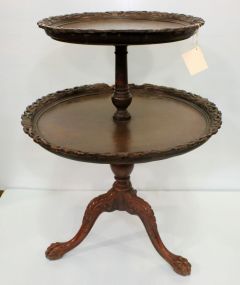 Early 20th Century Two Tier Table