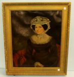 Early 19th Century Oil Painting of Lady