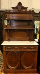 1860 Victorian Marble Top Server