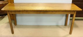 Narrow Top Primitive Tavern Table