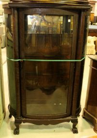 Turn of the Century Oak China Cabinet