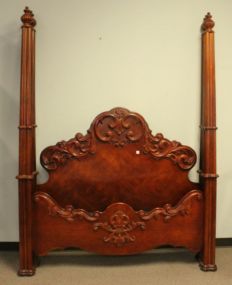 Pulaski Furniture Mahogany Poster Bed