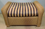 Wicker Footstool 