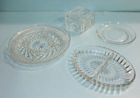 Five Various Glass Plates