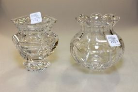 Ragaska Crystal Vase & Waterford Vase