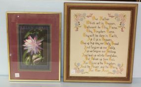 Brian Davis Art Gallery Print & Framed Needlework Poem