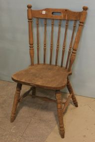 Stripped Maple Side Chair