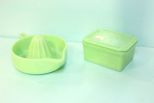 Jadite Juicer & Refrigerator Container