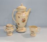 Three Piece Ceramic Coffee Set