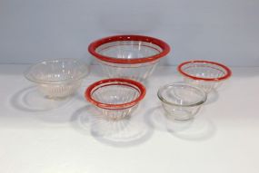 Five Glass Bowls