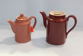 Hall Pottery Teapot & Pottery Teapot