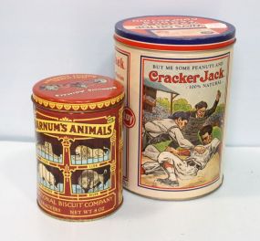 Barnum's Animal Tin & Cracker Jack Tin