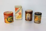 Four Cracker Tins