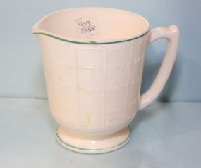 Large Milk Glass Measuring Cup
