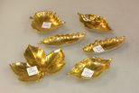 Six William Yeoward Limoges Leaf Trays