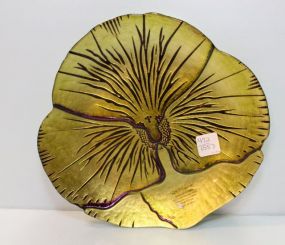Painted Glass Plate