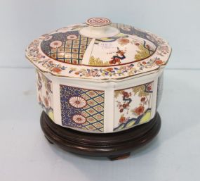 Cathay Porcelain Covered Dish