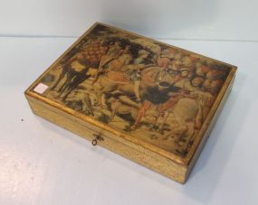 Large Florentine Decorated Box